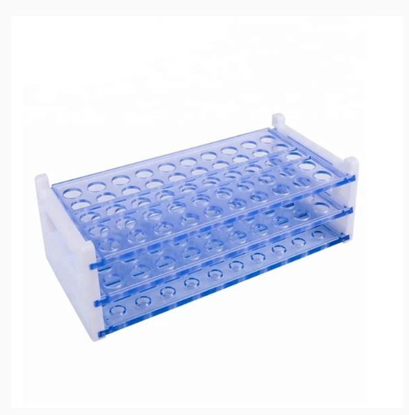 Test Tube Rack — 18 mm, 24 Places, PMMA